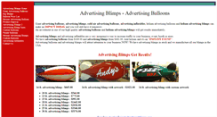 Desktop Screenshot of giantadvertisingblimps.com