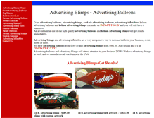 Tablet Screenshot of giantadvertisingblimps.com